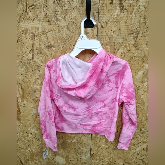 Star Wars Kids Pink Tie-Dye Hoodie with Yoda Design NWT Kids Medium - Picture 2 of 3